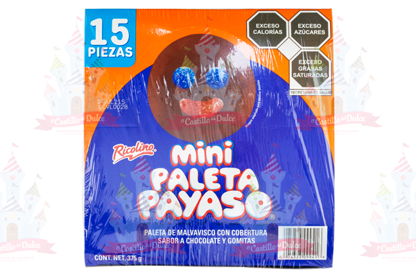 MINI PALETA PAYASO 12/15 RICOLINO - EL CASTILLO DEL DULCE
