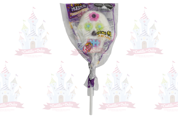 PALETA CALAVERA 45/1/40 GRS RISA - EL CASTILLO DEL DULCE