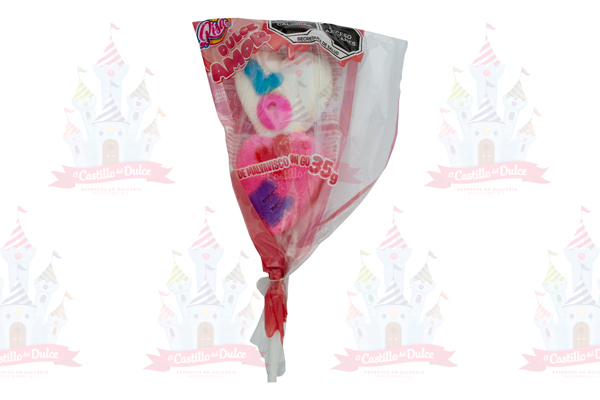 PALETA LOVE 45/1/35 GRS RISA - EL CASTILLO DEL DULCE