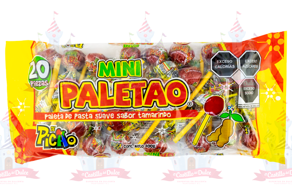 MINI PALETAO TAMARINDO 30/20 PZA PICAO - EL CASTILLO DEL DULCE