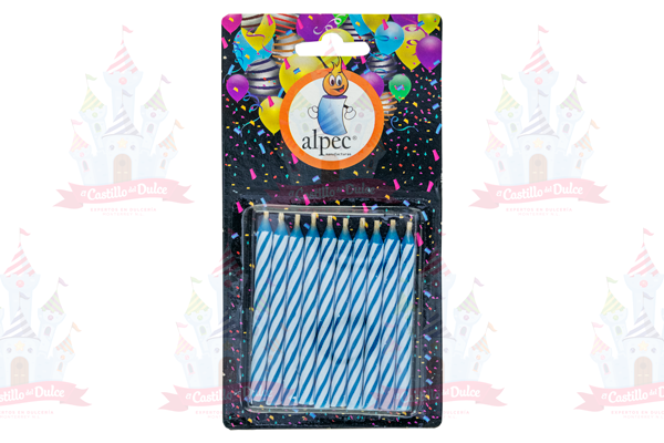 VELA MAGIC AZUL 50/10 ALPEC - EL CASTILLO DEL DULCE