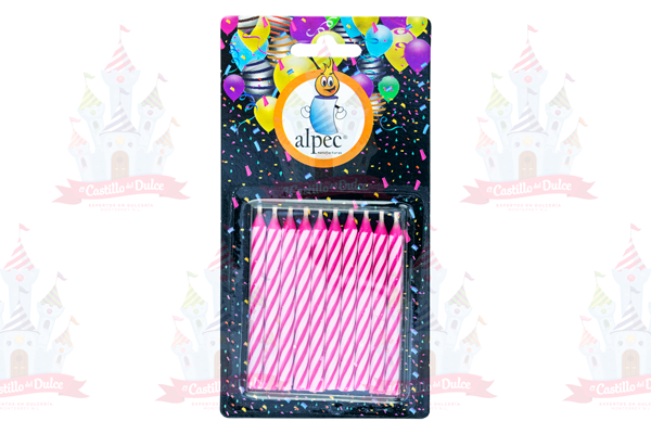 VELA MAGIC ROSA 50/10 ALPEC - EL CASTILLO DEL DULCE